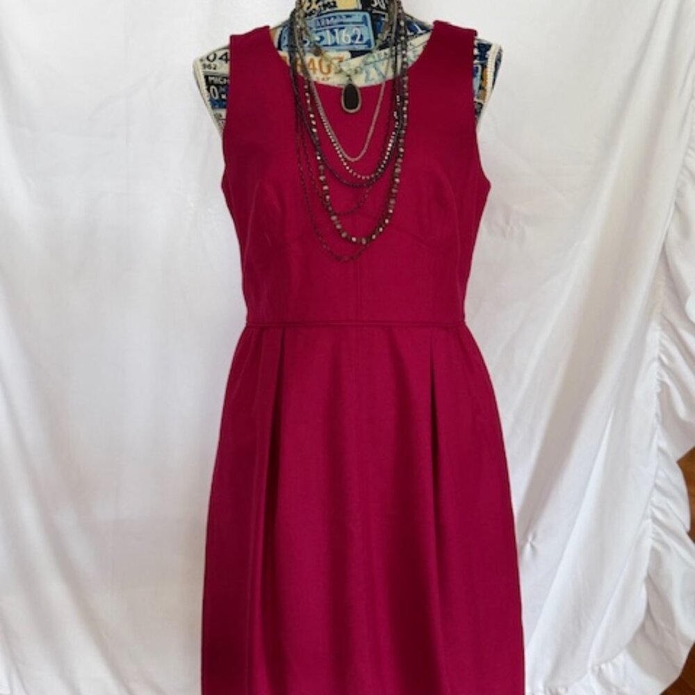 J. Crew Raspberry Dress